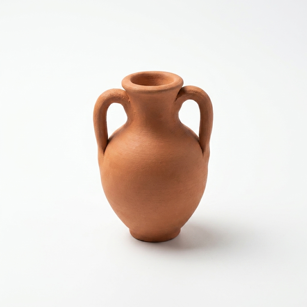 Mini Handled Clay Jar