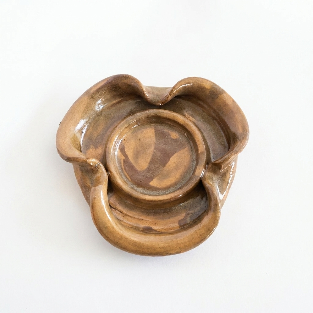 Handcrafted Clay Ashtray